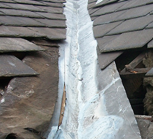 Slate roof repair