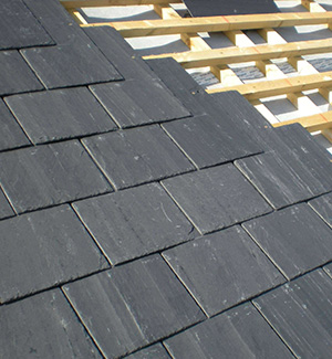 New slate roof